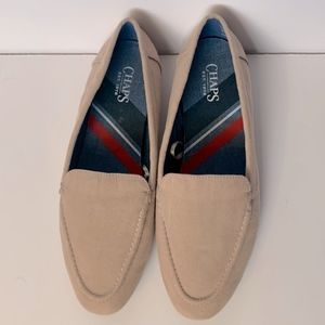 Chaps Ralph Lauren beige neutral loafers size 6.5